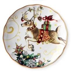Twas The Night Before Christmas Salad Plates -TABLETOP BAR STORE 3576832 img48z