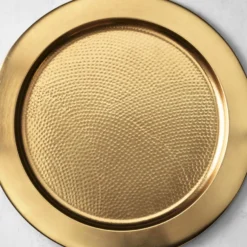 Antique Brass Charger Plate -TABLETOP BAR STORE antique brass charger 202238 0138 antique brass charger plate z