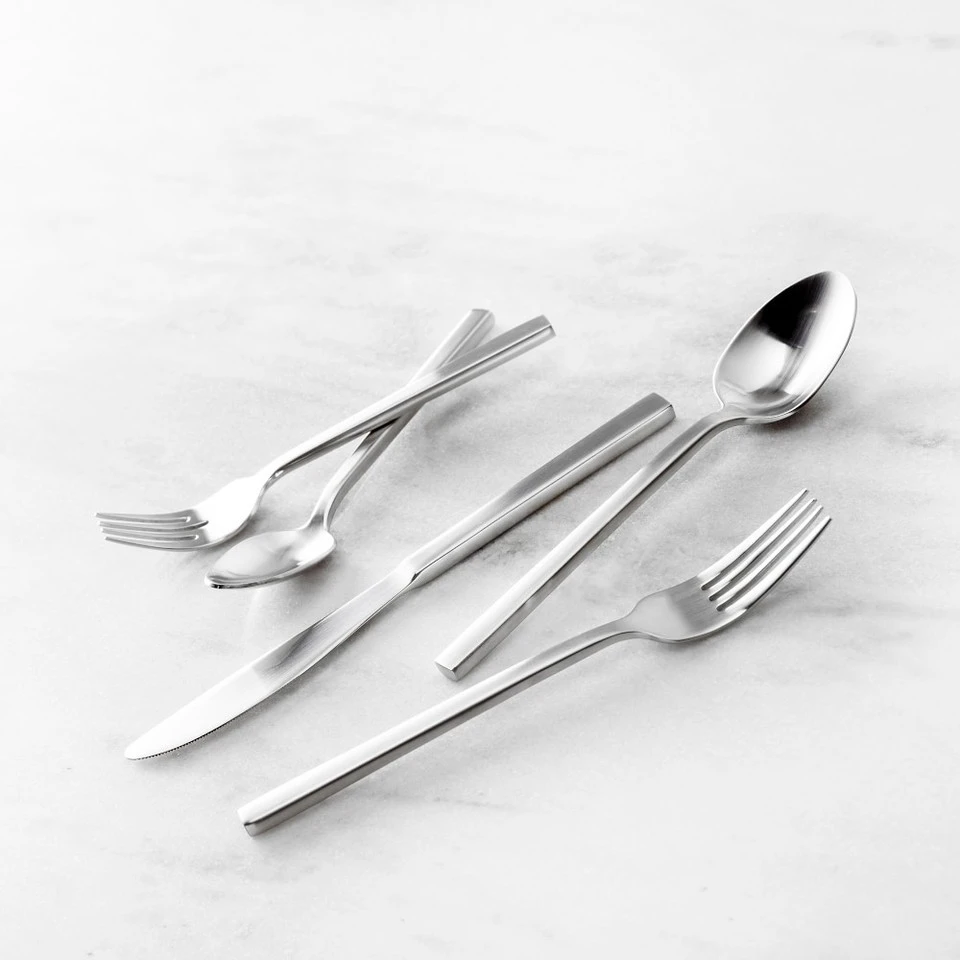 Arezzo Brushed Cutlery Place Setting 6 Arezzo Brushed Cutlery Place Setting - Image 4