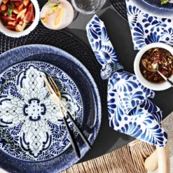 Azulete Napkin Rings, Set of 4