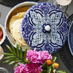 Azulete Tortilla Warmer -TABLETOP BAR STORE azulete tortilla warmer 202234 0026 azulete tortilla warmer z