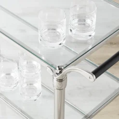 Beckett Bar Cart, Brass -TABLETOP BAR STORE beckett bar cart 202237 0015 beckett bar cart z