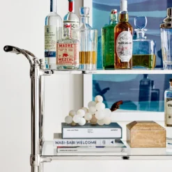 Beckett Bar Cart, Brass -TABLETOP BAR STORE beckett bar cart 202240 0019 beckett bar cart z