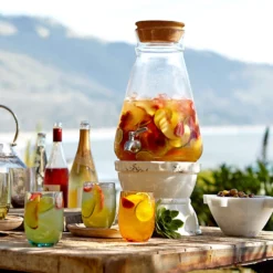 Cork-Lidded Beverage Dispenser -TABLETOP BAR STORE beverage dispenser with cork lid spr 14 201938 0242 cork lid beverage dispenser z