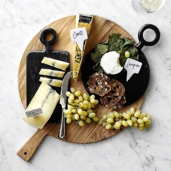 Black Wood Round Cheese Boards -TABLETOP BAR STORE black wood round cheese board 202227 0009 black wood rectangular cheese boards z