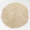 Chilewich Dahlia Brass Placemat -TABLETOP BAR STORE chilewich dahlia brass place mat 202225 0168 chilewich dahlia brass round placemats z
