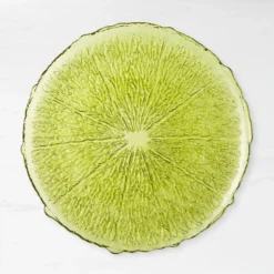 Citrus Glass Chargers, Set of 4