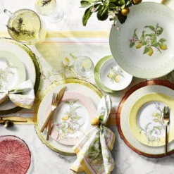 Citrus Glass Salad Plates, Set of 4 -TABLETOP BAR STORE citrus glass salad plates 202228 0009 citrus glass salad plates set of 4 z