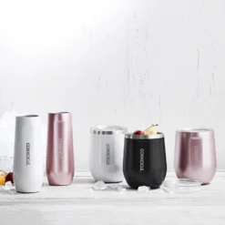 Corkcicle Insulated Stemless Wine Glass -TABLETOP BAR STORE corkcicle insulated stemless wine glass 202222 0328 corkcicle stemless champagne flute set of 2 z