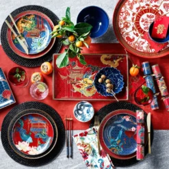 Dark Woven Hapao Round Charger -TABLETOP BAR STORE dark woven hapao round charger 202240 0020 black woven hapao round placemat z