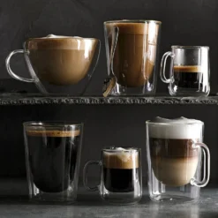 Double-Wall Glass Latte Mug 21 Double-Wall Glass Latte Mug -TABLETOP BAR STORE double wall glass latte mugs 202240 0056 double wall glass latte mugs z