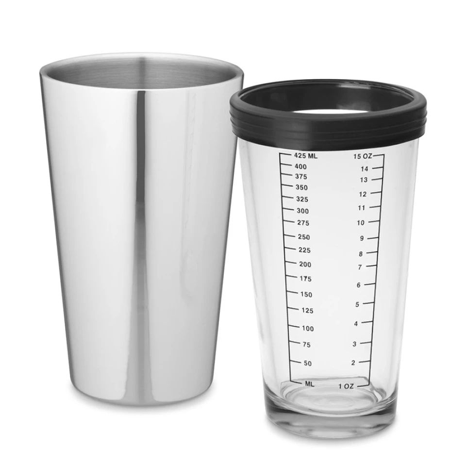 Double-Walled Boston Cocktail Shaker 2 Double-Walled Boston Cocktail Shaker