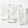 Embroidered Flora Napkins, Set of 4 -TABLETOP BAR STORE embroidered flora napkins 202229 0373 img2z