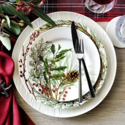 Faux Wood Charger Plate