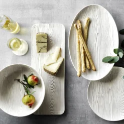 Faux Wood Charger Plate -TABLETOP BAR STORE faux bois charger plate 202219 0002 faux wood charger plate z