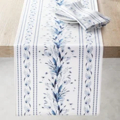 Printemps Bleu Table Runner