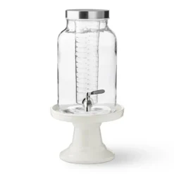 Essential Glass Beverage Dispenser with Infuser -TABLETOP BAR STORE glass beverage dispenser with infuser 202240 0096 essential glass beverage dispenser with infuser z