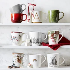 Gold Monogram Mug -TABLETOP BAR STORE gold monogram mug 2020 202220 0012 gold monogram mug 1 z