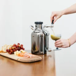 GrowlerWerks uKeg Growler, 1.9 L. -TABLETOP BAR STORE growlerwerks copper pressurized 64 oz growler 202240 0090 growlerwerks ukeg growler 64 oz z