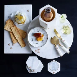 Honeycomb Cheese Board -TABLETOP BAR STORE honeycomb cheese board 202237 0015 marble honeycomb cheese board z