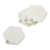 Honeycomb Coasters, Set of 4 -TABLETOP BAR STORE honeycomb coasters set of 4 202240 0600 img16z