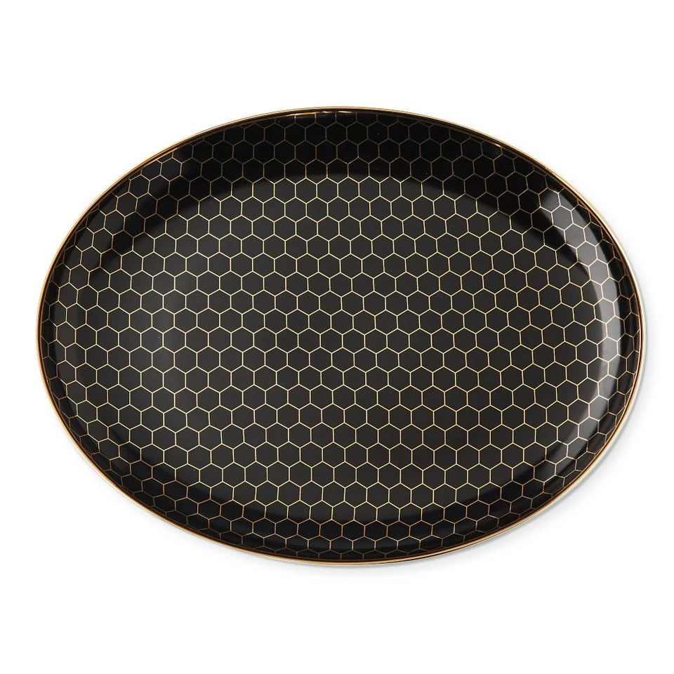 Honeycomb Oval Platter 4 Honeycomb Oval Platter - Image 2