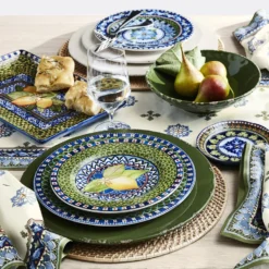 Rustic Ceramic Charger -TABLETOP BAR STORE italy rustic ceramic charger 202229 0395 sicily ceramic mixed appetizer plates set of 4 blue green z