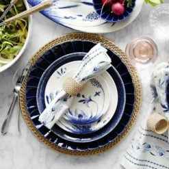 Light Woven Charger -TABLETOP BAR STORE light woven charger 202227 0002 printemps bleu napkins set of 4 2 z