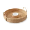 Light Woven Chip & Dip Bowl -TABLETOP BAR STORE light woven chip and dip bowl 202229 0052 img82z