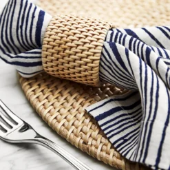 Light Woven Napkin Rings, Set of 4 -TABLETOP BAR STORE light woven napkin rings 202218 0031 light woven napkin rings set of 4 z