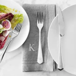 Linen Double Hemstitch Napkins -TABLETOP BAR STORE linen double hemstitch napkins 202224 0011 pillivuyt coupe porcelain dinner plates z