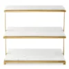 Marble & Brass 3 Tiered Stand -TABLETOP BAR STORE marble and brass 3 tiered stand 202222 0033 img10z