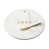 Marble and Brass Round Board with Knife, Love -TABLETOP BAR STORE marble and brass round board with knife love 202240 0436 img71z