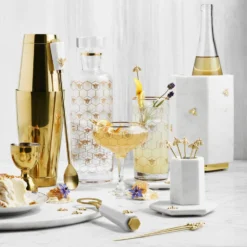 Marble Honeycomb Round Cheese Board -TABLETOP BAR STORE marble honeycomb round cheese board 202238 0009 honeycomb spirit decanter z