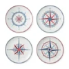 Maritime Appetiser Plates, Mixed, Set of 4 -TABLETOP BAR STORE maritime appetizer plates 202233 0003 img1z