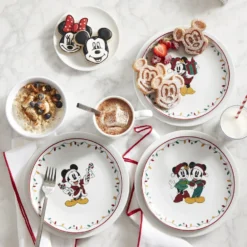 Disney Mickey Mouse and Minnie Mouse™ Festive Plates, Set of 4