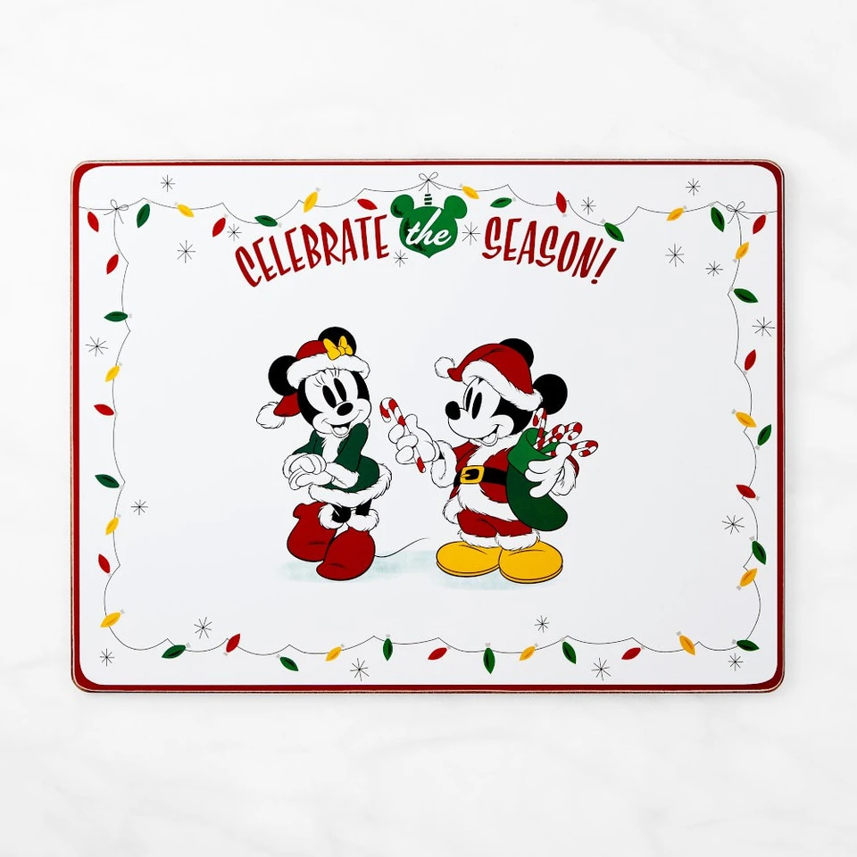 Disney Mickey Mouse and Minnie Mouse™ Christmas Placemat 3 Disney Mickey Mouse and Minnie Mouse™ Christmas Placemat