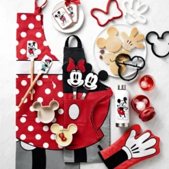 Disney Mickey™ Oven Mitts, Set of 2 -TABLETOP BAR STORE mickey oven mitts 202220 0013 le creuset disney mickey mouse ramekins set of 2 z