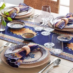 Milazzo Sicily Table Runner -TABLETOP BAR STORE milazzo sicily table runner 202230 0234 milazzo sicily table runner 1 z