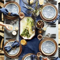 Nito Round Placemat -TABLETOP BAR STORE nito round placemat 202240 0035 cupola flatware sets z