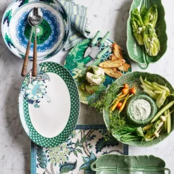 Nito Salad Servers -TABLETOP BAR STORE nito salad servers 202237 0014 banana leaf nested salad bowls z