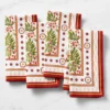 Noel Floral Napkins, Set of 4 -TABLETOP BAR STORE noel floral napkins 202233 0092 img65z