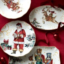 'Twas the Night Nutcracker Rectangular Serving Platter -TABLETOP BAR STORE nutcracker rectangular platter 202214 0048 twas the night nutcracker rectangular serving platter z