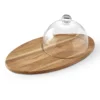 Olivewood Board with Cloche -TABLETOP BAR STORE olivewood board with cloche 202240 0300 img25z