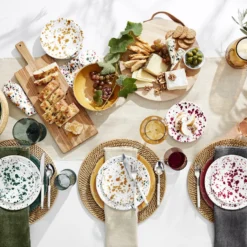 Olivewood Rectangular Board, Medium -TABLETOP BAR STORE olivewood rectangular board 202229 0002 light woven charger z