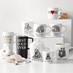 Papa Bear Mug -TABLETOP BAR STORE papa bear mug 202222 0002 owl always love you mug z
