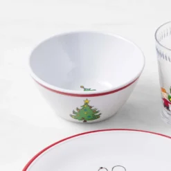 PEANUTS™ Festive Kids Melamine Set -TABLETOP BAR STORE peanuts holiday kids melamine set 202233 0094 peanuts holiday kids melamine set 2 z