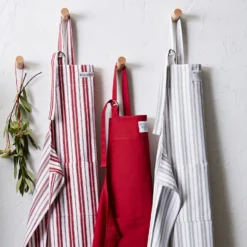 Williams Sonoma Classic Stripe Aprons -TABLETOP BAR STORE personalized stripe apron 202147 0015 williams sonoma classic stripe aprons z