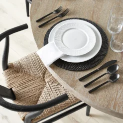 Pillivuyt Basketweave Porcelain Salad Plate 17 Pillivuyt Basketweave Porcelain Salad Plate -TABLETOP BAR STORE pillivuyt basketweave porcelain salad plate 202231 0406 montauk 52 round dining table z