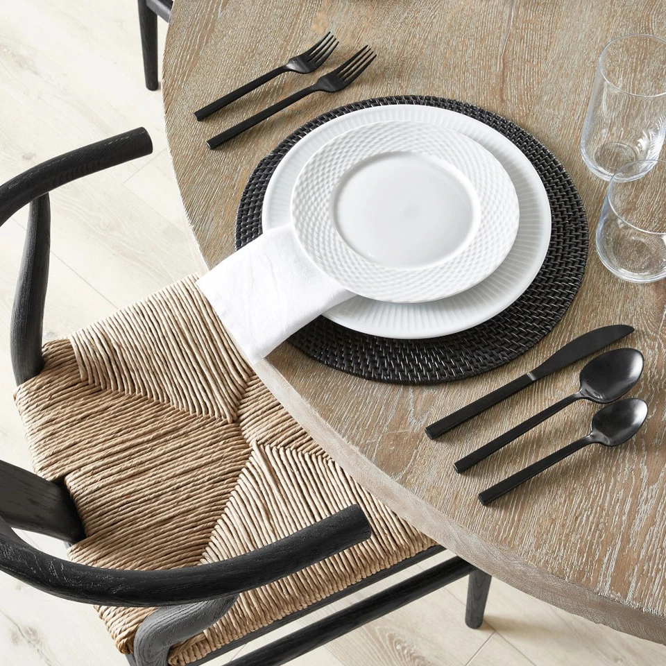 Pillivuyt Basketweave Porcelain Salad Plate 7 Pillivuyt Basketweave Porcelain Salad Plate - Image 5